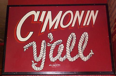 Skylark Lounge sign